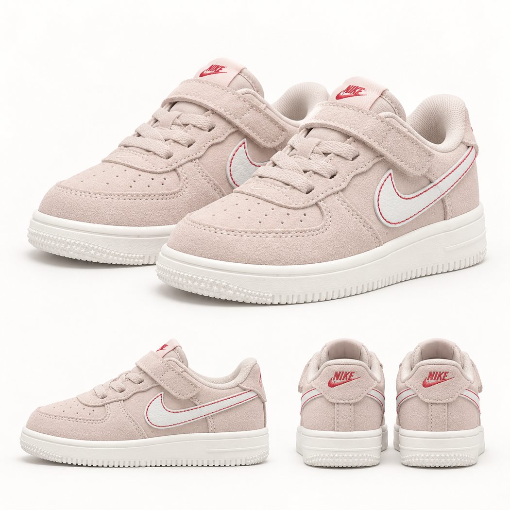 Nike Force 1 Low EasyOn LV8 1 (TD) — rosa empolvado